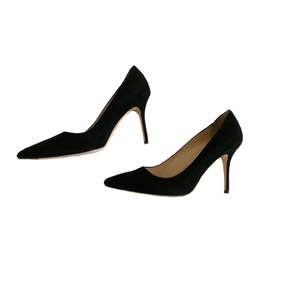 J.Crew Black Suede Pump Size 8